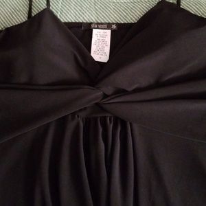 Black cocktail dress